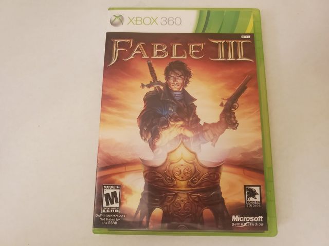 Microsoft Xbox 360 Fable III video game