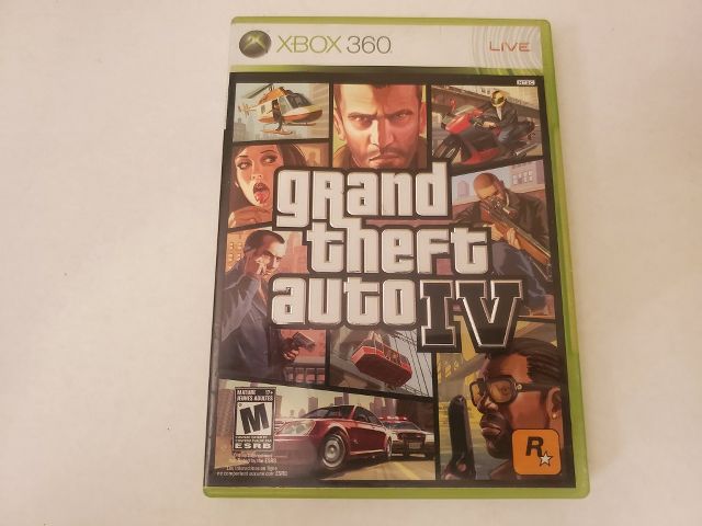 Microsoft Xbox 360 Grand Theft Auto IV video game