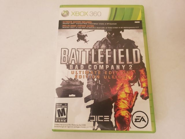Microsoft Xbox 360 Battlefield Bad Company 2 Ultimate Edition video game