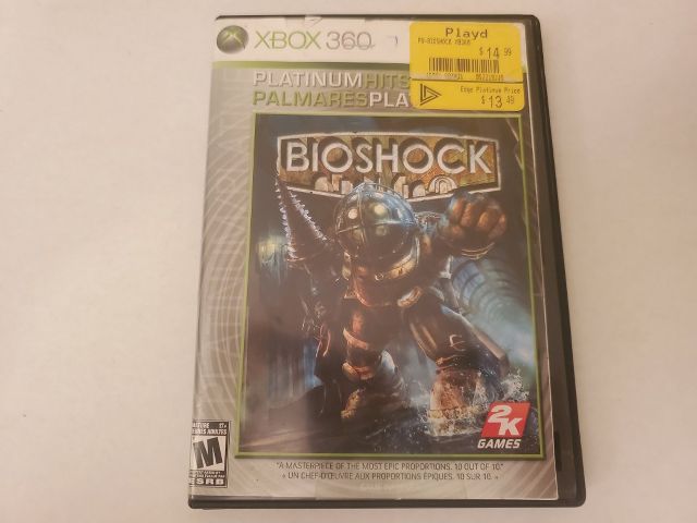 Microsoft Xbox 360 Bioshock Platinum Hits video game