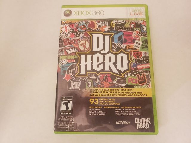 Microsoft Xbox 360 DJ Hero video game