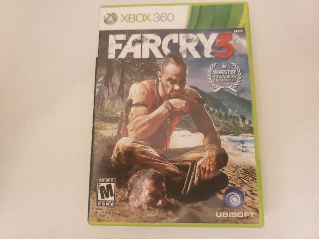 Microsoft Xbox 360 Farcry 3 video game