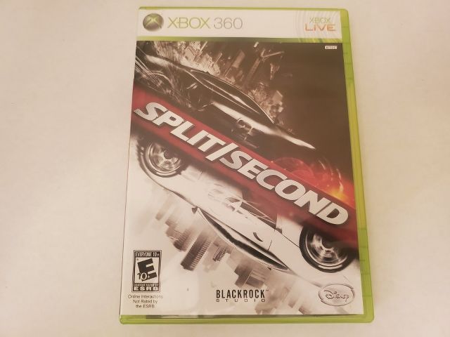 Microsoft Xbox 360 Split Second video game