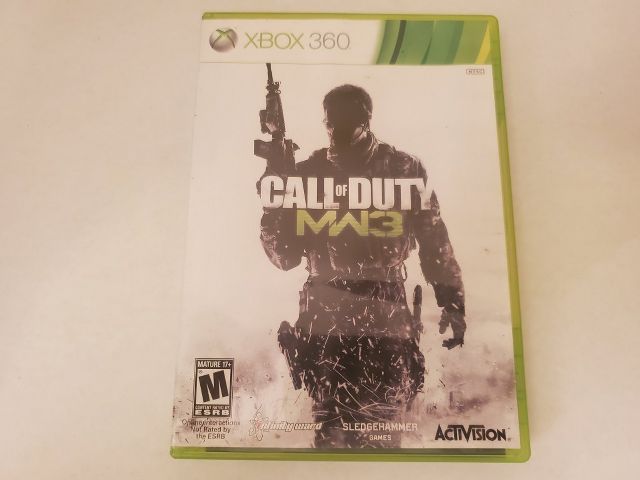 Microsoft Xbox 360 Call of Duty MW3 video game