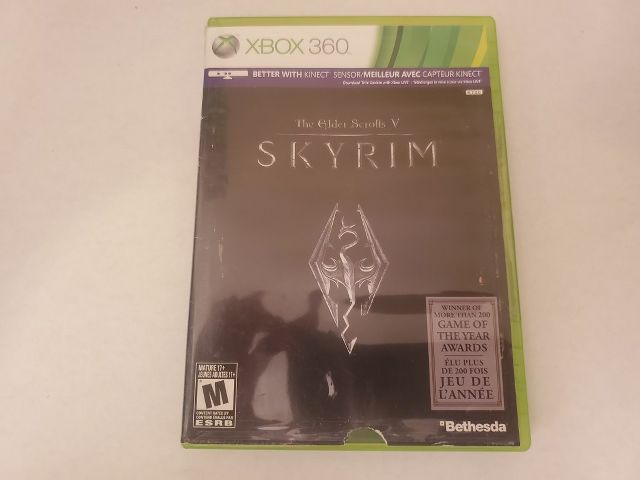 Microsoft Xbox 360 Skyrim The Elder Scrolls V video game