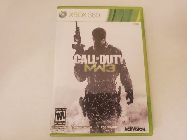 Microsoft Xbox 360 Call of Duty MW3 video game