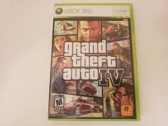 Microsoft Xbox 360 Grand Theft Auto IV video game