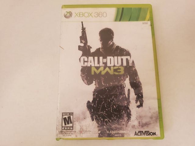 Microsoft Xbox 360 Call of Duty MW3 video game