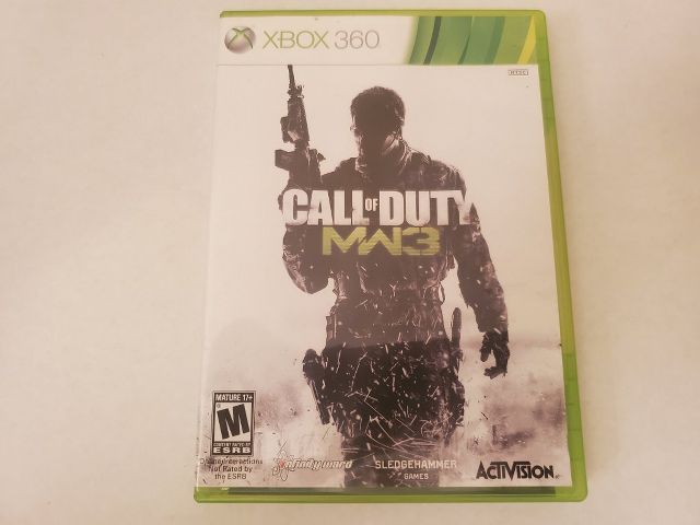 Microsoft Xbox 360 Call of Duty MW3 video game