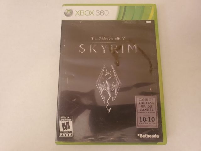 Microsoft Xbox 360 Skyrim The Elder Scrolls V video game