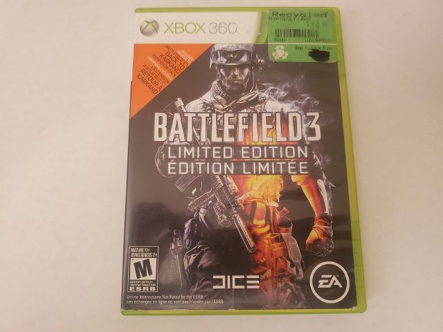 Microsoft Xbox 360 Battlefield 3 Limited Edition video game