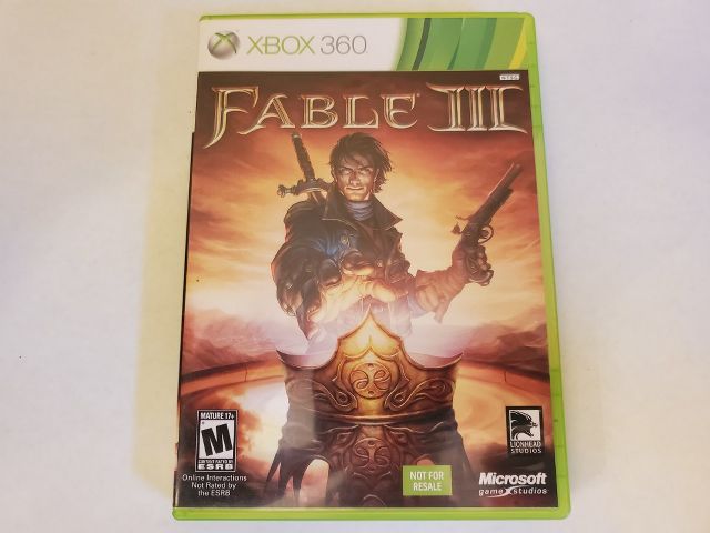 Microsoft Xbox 360 Fable III video game