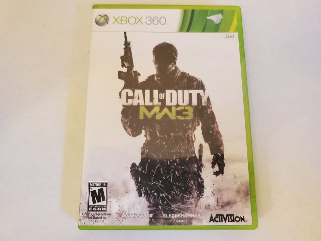 Microsoft Xbox 360 Call of Duty MW3 video game