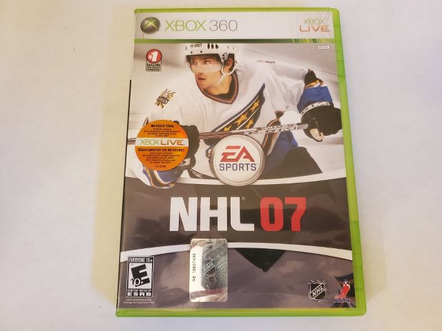 Microsoft Xbox 360 NHL 07 video game