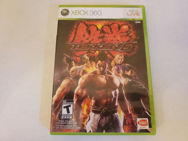 Microsoft Xbox 360 Tekken 6 video game
