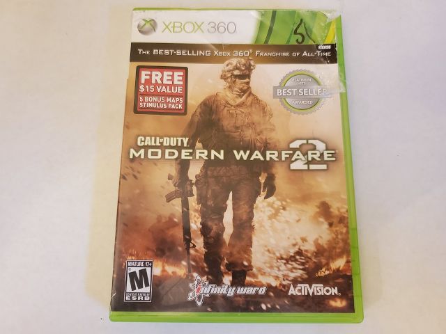 Microsoft Xbox 360 Call of Duty Modern Warfare 2 video game
