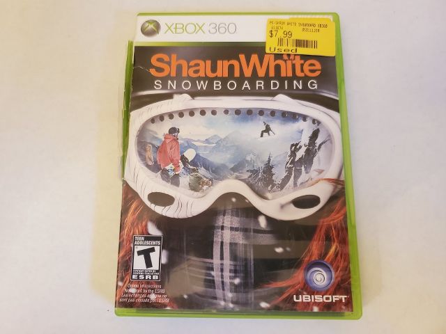 Microsoft Xbox 360 Shaun White Snowboarding video game