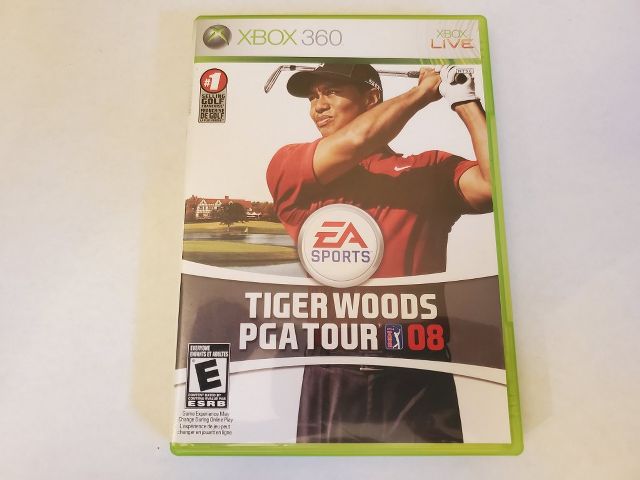 Microsoft Xbox 360 Tiger Woods PGA Tour 08 video game
