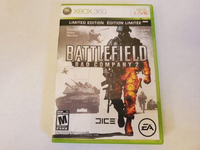 Microsoft Xbox 360 Battlefield Bad Company 2 Limited Edition video game