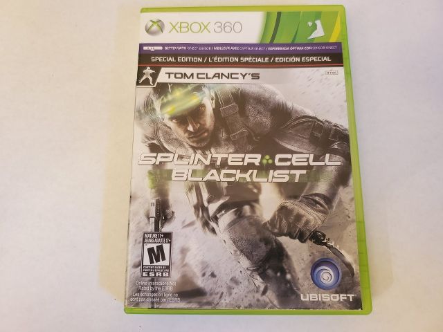 Microsoft Xbox 360 Splinter Cell Blacklist Special Edition video game