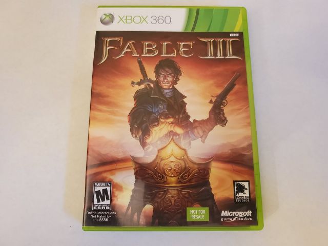 Microsoft Xbox 360 Fable III video game