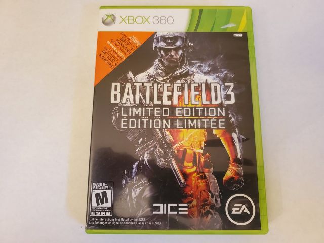 Microsoft Xbox 360 Battlefield 3 Limited Edition video game