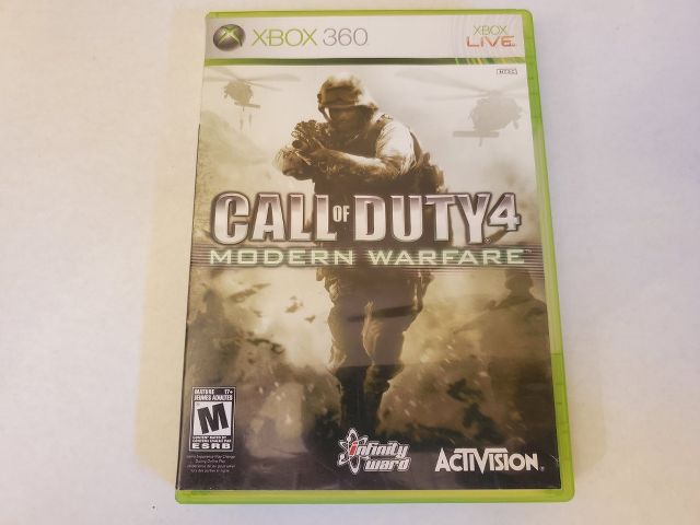Microsoft Xbox 360 Call of Duty 4  Modern Warfare video game