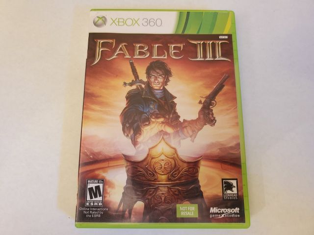Microsoft Xbox 360 Fable III video game