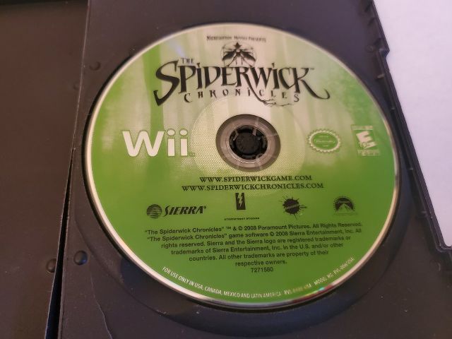 Nintendo Wii The Spiderwick Chronicles video game