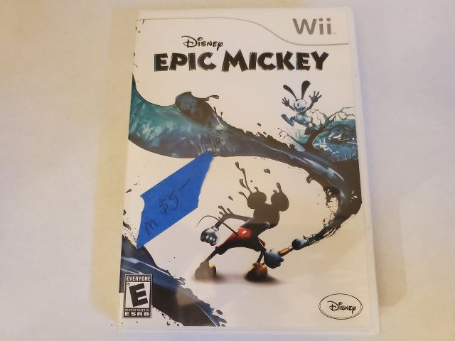 Nintendo Wii Epic Mickey video game