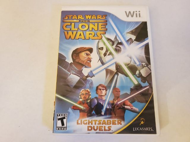 Nintendo Wii Star Wars The Clone Wars video game