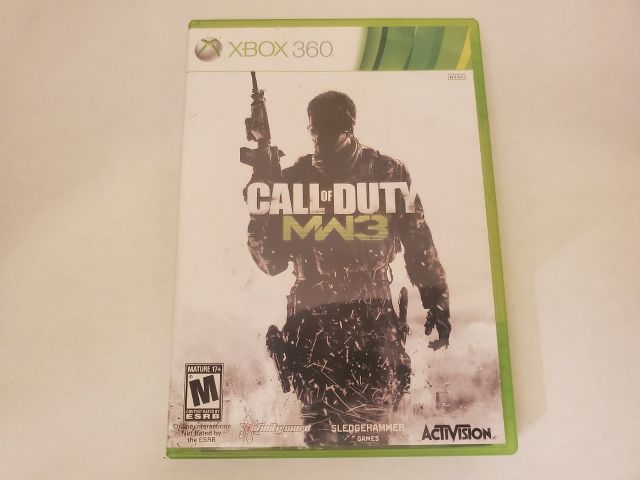 Microsoft Xbox 360 Call of Duty MW3 video game