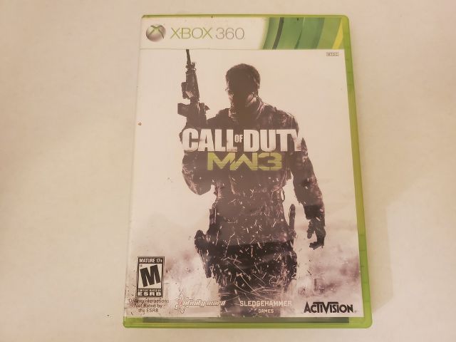 Microsoft Xbox 360 Call of Duty MW3 video game
