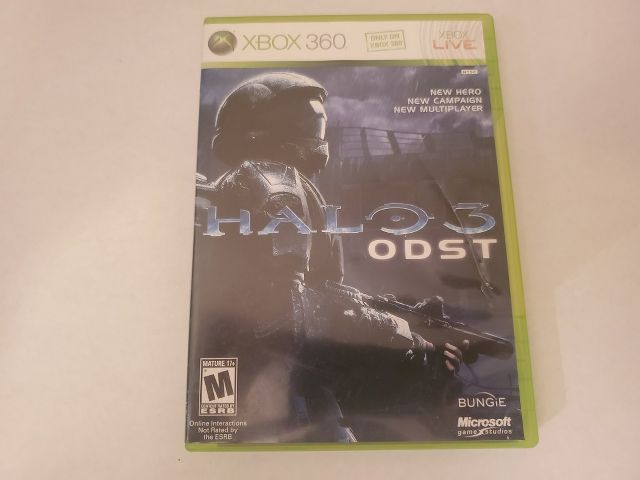 Microsoft Xbox 360 Halo 3 ODST video game
