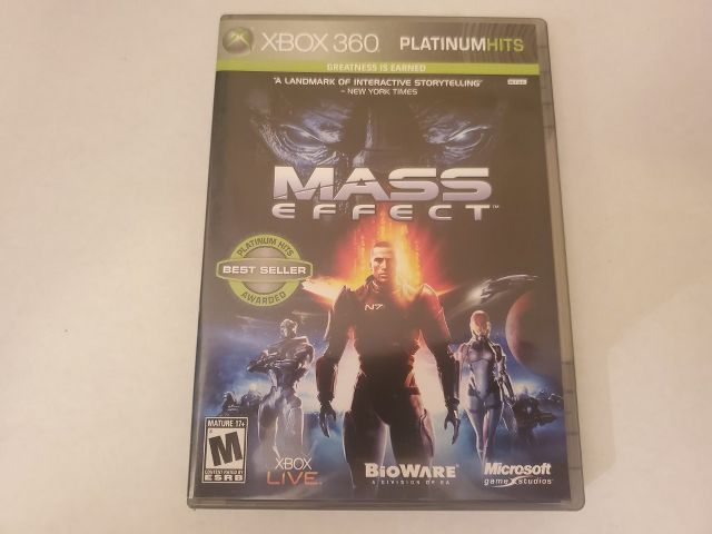 Microsoft Xbox 360 Mass Effect Platinum Hits video game