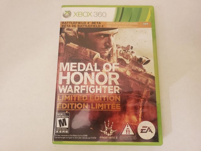 Microsoft Xbox 360 Medal of Honor Warfighter Limited Edition video game