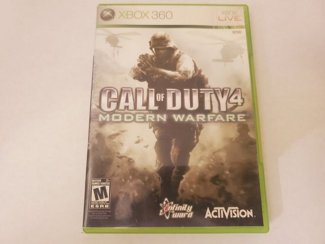Microsoft Xbox 360 Call of Duty 4  Modern Warfare video game