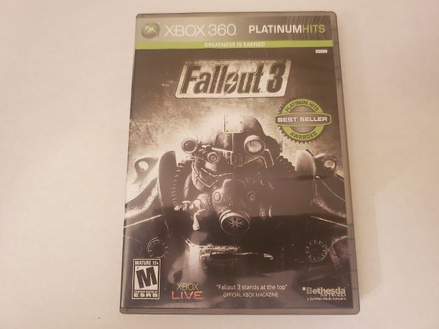 Microsoft Xbox 360 Fallout 3 Platinum Hits video game