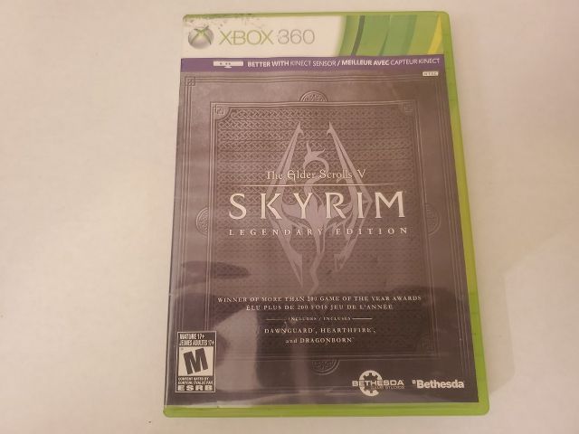 Microsoft Xbox 360 The Elder Scrolls V Skyrim Legendary Edition video game