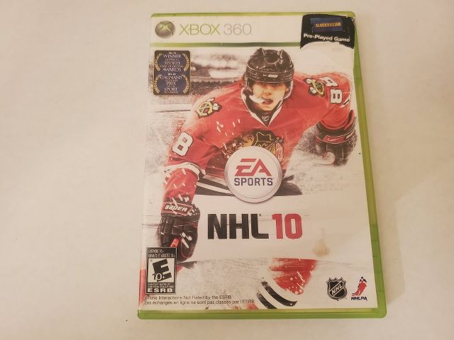Microsoft Xbox 360 NHL 10 video game