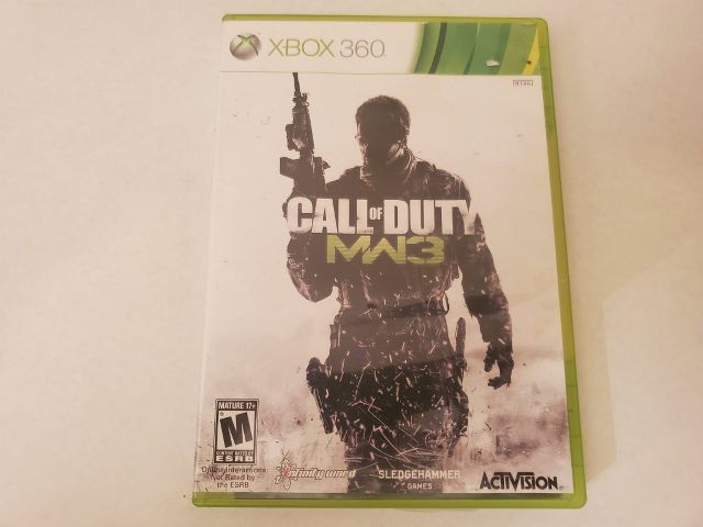 Microsoft Xbox 360 Call of Duty MW3 video game