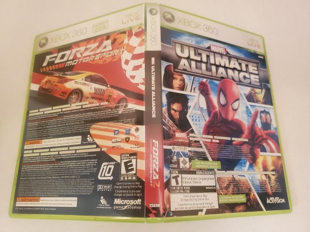 Microsoft Xbox 360 Forza 2 Motorsport Ultimate Alliance video game