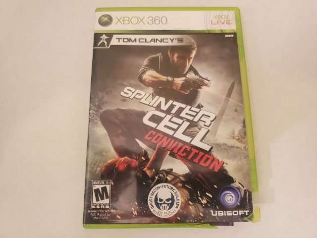 Microsoft Xbox 360 Splinter Cell Conviction video game