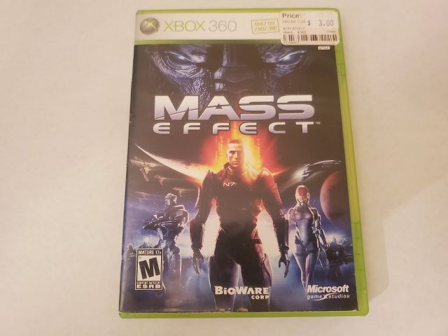 Microsoft Xbox 360 Mass Effect video game