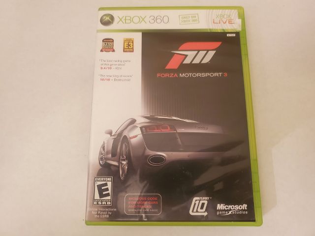 Microsoft Xbox 360 Forza 3 Motorsport video game