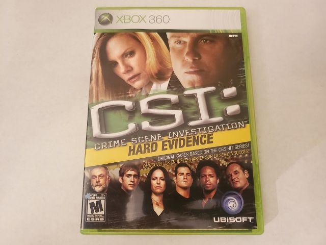 Microsoft Xbox 360 Crime Scene Investigation Hard Evidence video game