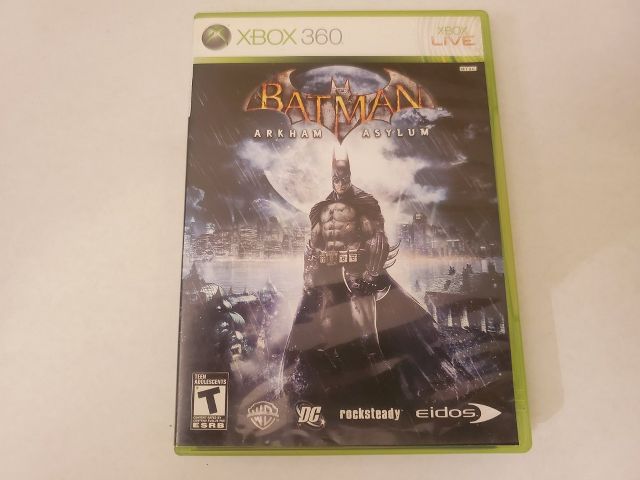 Microsoft Xbox 360 Batman Arkham Asylum video game