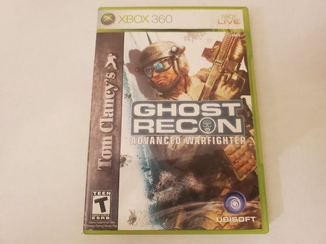 Microsoft Xbox 360 Ghost Recon Advanced Warfighter video game