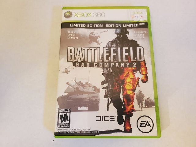 Microsoft Xbox 360 Battlefield Bad Company 2 Limited Edition video game