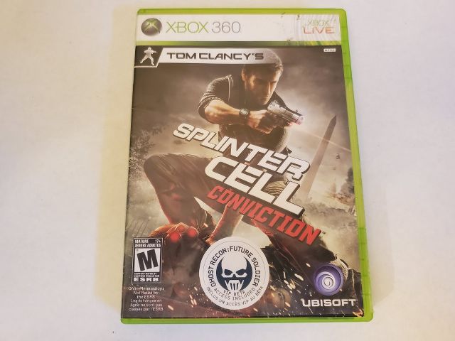 Microsoft Xbox 360 Splinter Cell Conviction video game